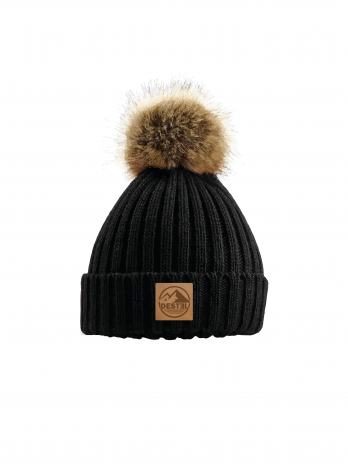 Bonnet pompon Noir