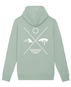 sweat aloé logo X mer montagne destel clothing