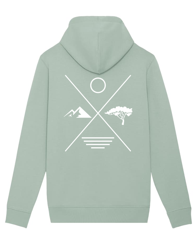 sweat aloé logo X mer montagne destel clothing