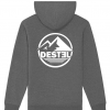 sweat gris logo destel clothing marque varoise
