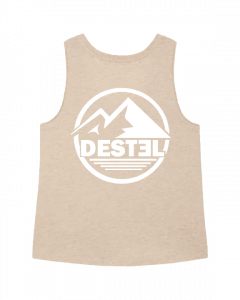Tops et T-shirts Débardeur beige Destel avec logo rond stylisé