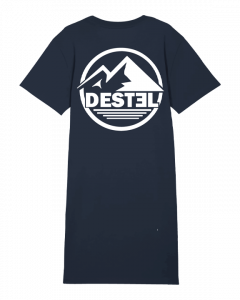 Tops et T-shirts Robe bleu marine logo Destel blanc, style casual