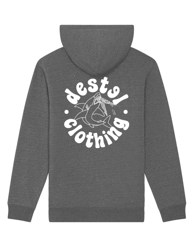 sweat couleur girs imprimé shark destel clothing